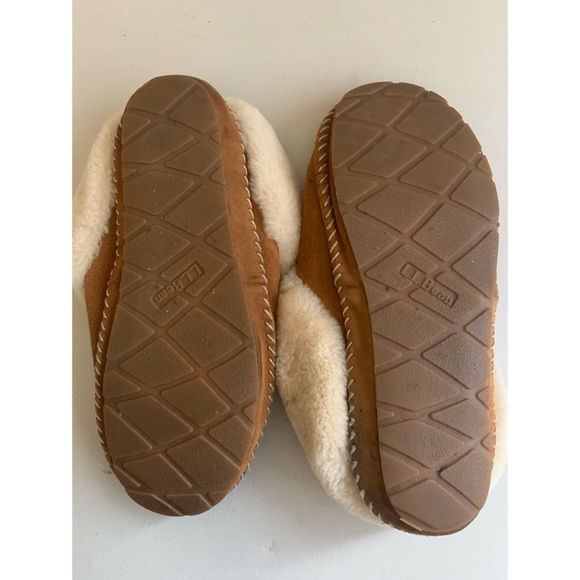 LL Bean Shearling Slippers Women’s Size 11 - Picture 4 of 6
